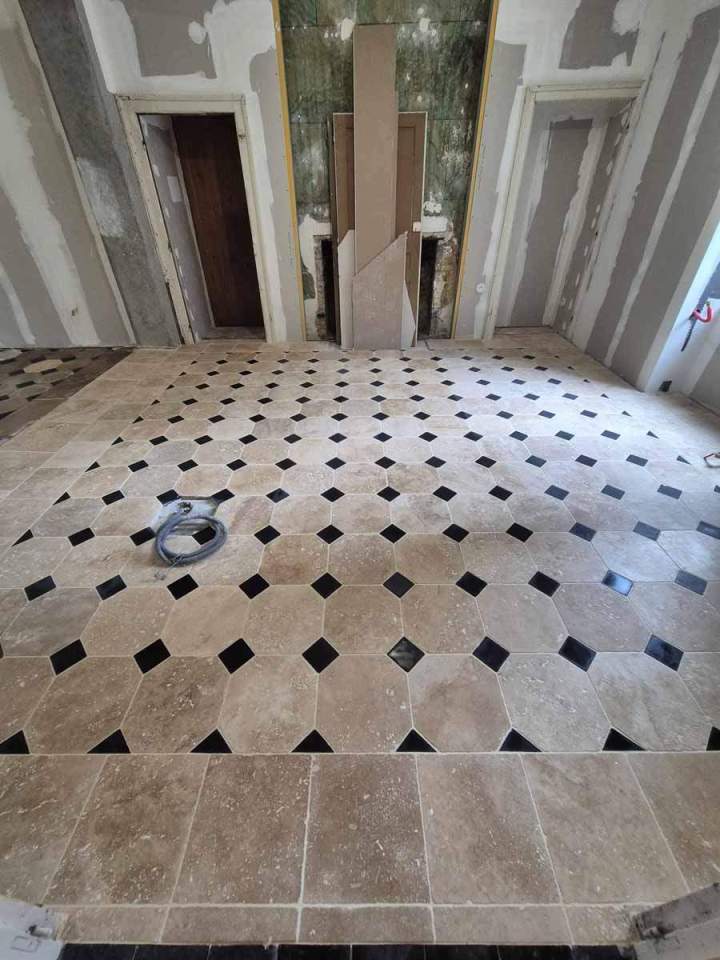Rénovation de revêtement de sol en carrelage Alençon